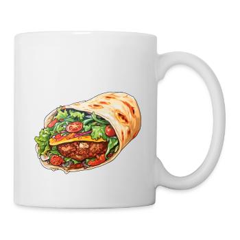 Dönerrolle - Tasse - Weiß - Rechts