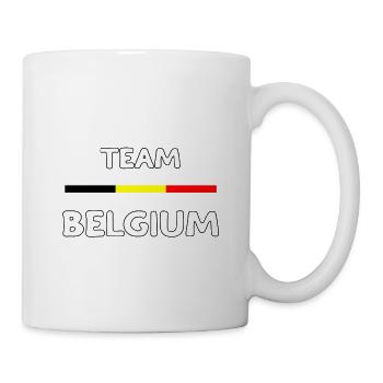 TEAM BELGIUM - Mug - white - Right