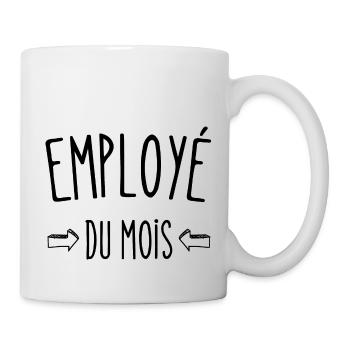 employé du mois - Mug blanc - blanc - Droite