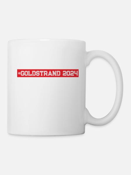 Goldstrand 2024 - Tasse - Weiß