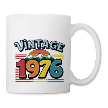 Vintage 1976 47 Year Old Birthday Gift Man Fe - Mug - white - Right