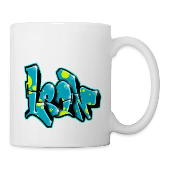 LEON GRAFFITI NAME print - Mug - white - Right