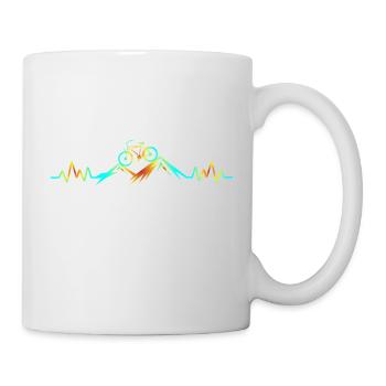 Mountain - Heartbeat - Mountain biking - Mug - white - Right
