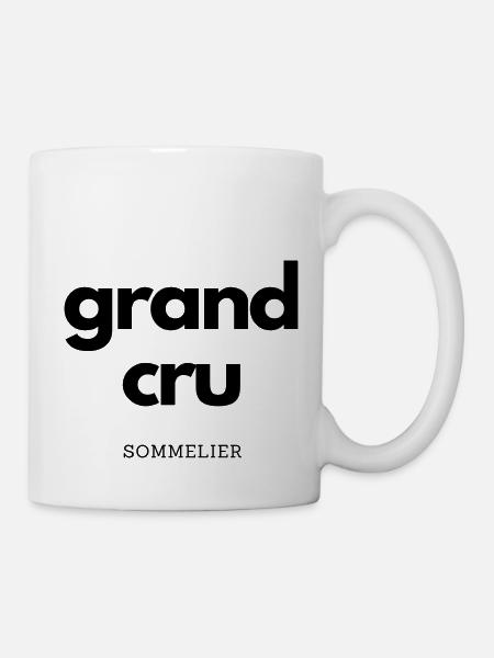 grand cru sommelier - Tasse - Weiß