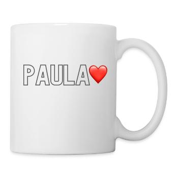 Paula Lover Name - Tasse - Weiß - Rechts