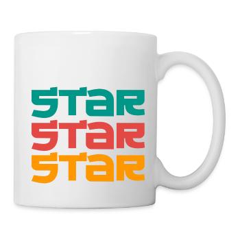 Superstar Star, Starlets und Stars - Tasse - Weiß - Rechts
