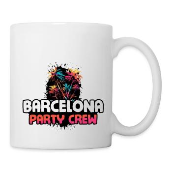 Équipe de fête à Barcelone - Mug blanc - blanc - Droite