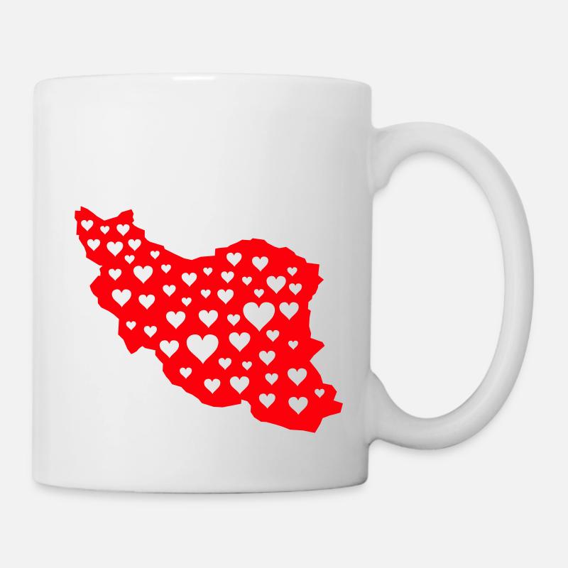 iran liebe - Tasse - Weiß