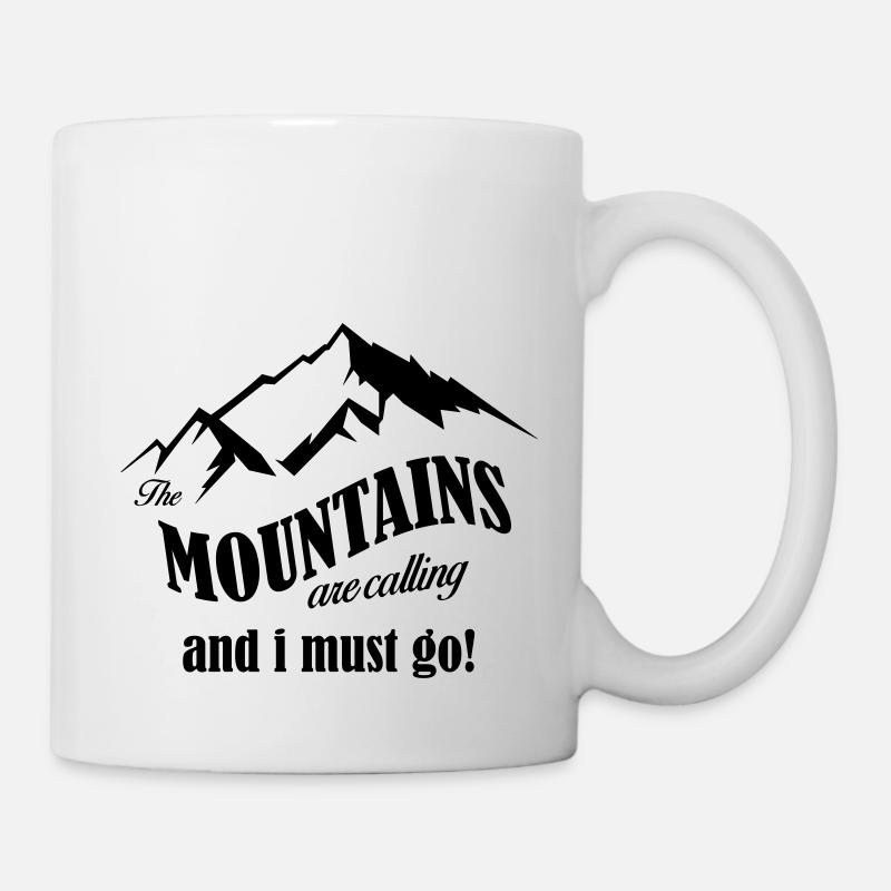 mountains are calling Kopie - Tasse - Weiß