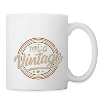 1956 Vintage 1956 Birthday Gift - Retro Style 1956 - Mug blanc - blanc - Droite