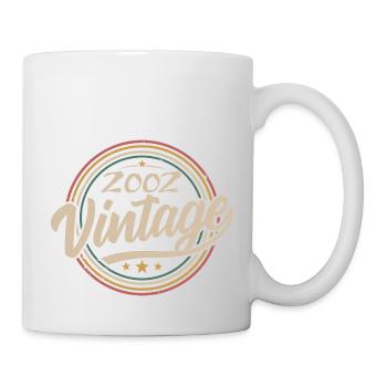 2002 Vintage 2002 Birthday Gift - Retro Style 2002 - Mug blanc - blanc - Droite