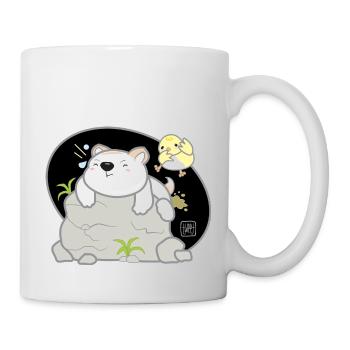 Chien Coréen - Style Japonais 08 - Mug blanc - blanc - Droite