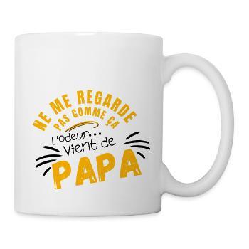 Sieh mich nicht so an - Humor, Baby - Tasse - Weiß - Rechts