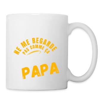 Sieh mich nicht so an - Humor, Baby - Tasse - Weiß - Rechts