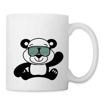 Panda Ours Cool - Mug blanc - blanc - Droite