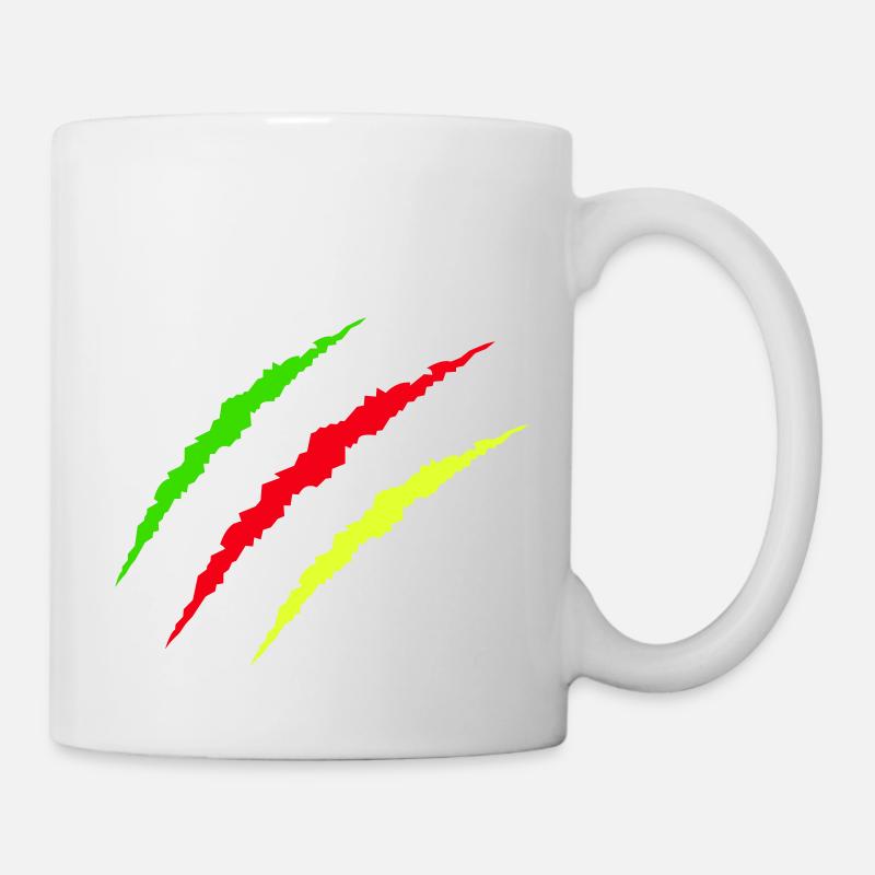 krallen kurdistan - Tasse - Weiß