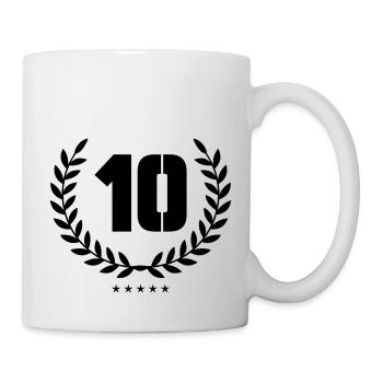 kranz 10 - Tasse - Weiß - Rechts