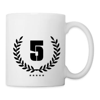 kranz 5 - Tasse - Weiß - Rechts
