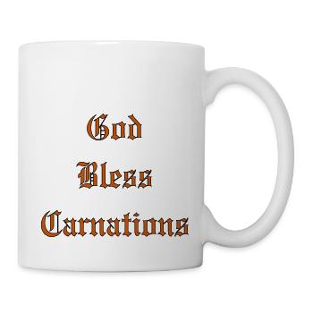 GodBlessCarnations - Mug - white - Right