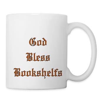GodBlessBookshelfs - Mug - white - Right