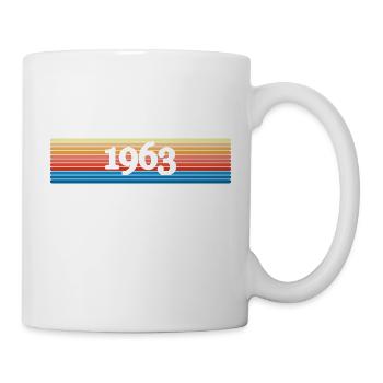 Jahr 1963 - Tasse - Weiß - Rechts