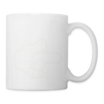 Bande dessinée à la main - Mug blanc - blanc - Droite