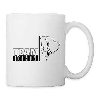 TEAM Bloodhound Dogs Chien de chasse Wilsigns - Mug blanc - blanc - Droite