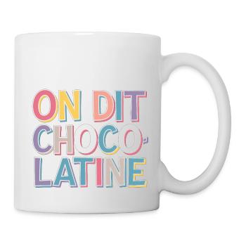 On dit chocolatine - Mug blanc - blanc - Droite