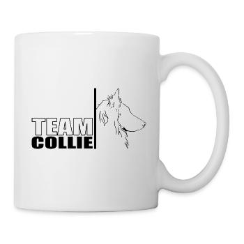 TEAM Collie Langhaar Hunde Hund Wilsigns - Tasse - Weiß - Rechts