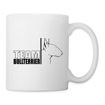 TEAM Bullterrier Hunde Hund Wilsigns - Tasse - Weiß - Rechts