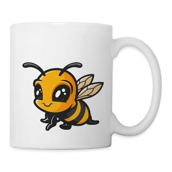 biene hummel insekt - Tasse - Weiß - Rechts