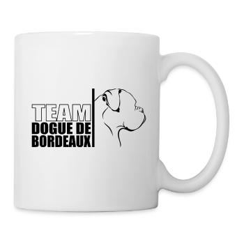 TEAM Dogue de Bordeaux Chien Chien Wilsigns - Mug blanc - blanc - Droite
