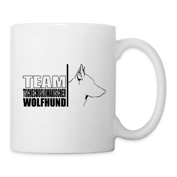 TEAM Tschechoslowakischer Wolfhund Hunde Wilsigns - Tasse - Weiß - Rechts