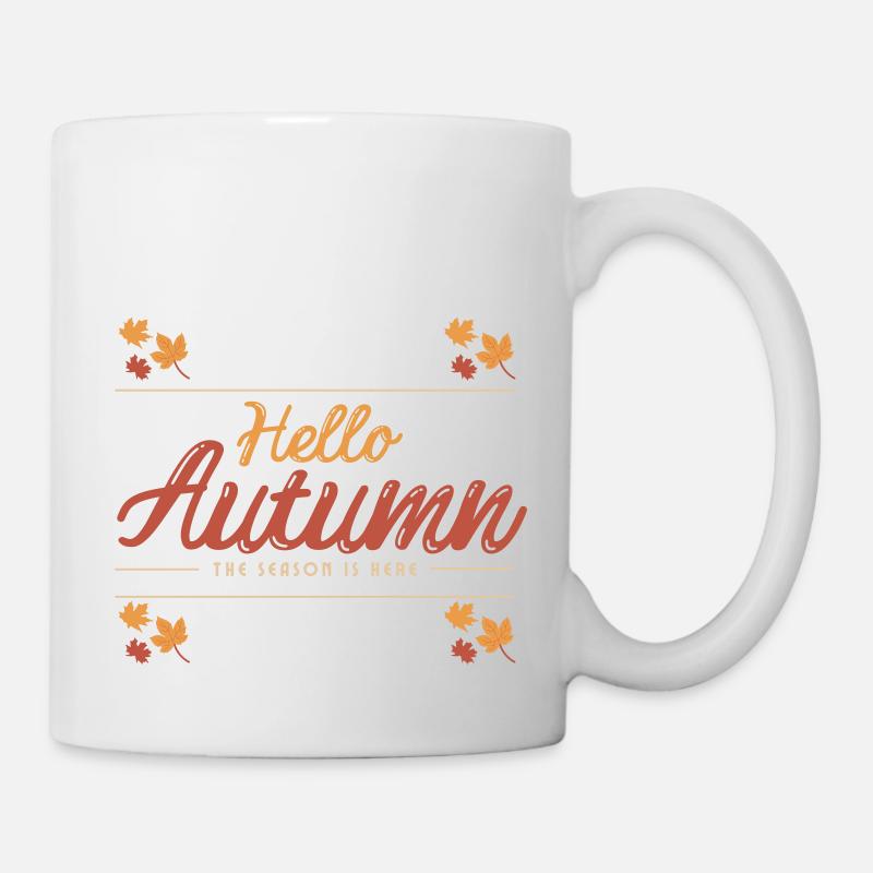 Hello Autumn - Tasse - Weiß
