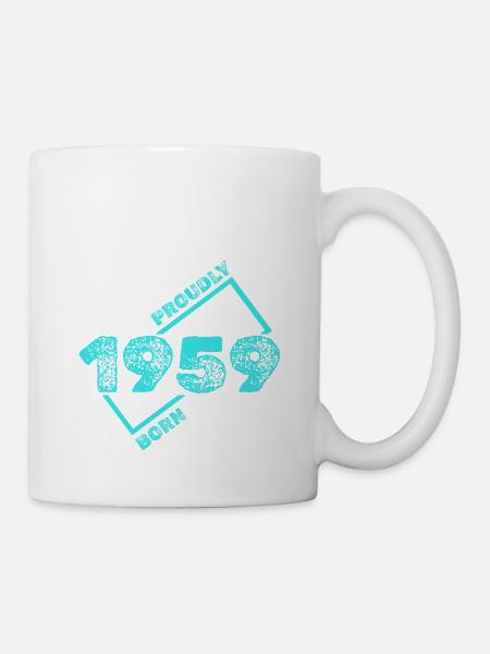 Geboren 1959 - Tasse - Weiß