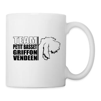 TEAM Petit Basset Griffon Vendéenne Chiens Wilsigns - Mug blanc - blanc - Droite