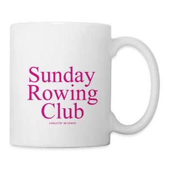 Sunday Rowing Club - Rudern - Ruderer - Ruderin - Tasse - Weiß - Rechts