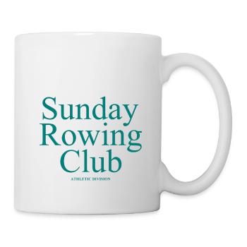 Sunday Rowing Club - Rudern - Ruderer - Ruderin - Tasse - Weiß - Rechts