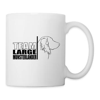 TEAM Large Münsterlander Dog Dog Wilsigns - Mug - white - Right