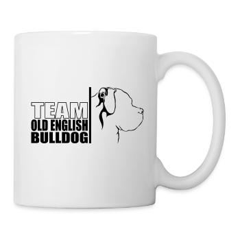 TEAM Old English Bulldog Chien Chien Wilsigns - Mug blanc - blanc - Droite