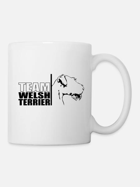 TEAM Welsh Terrier Hunde Hund Wilsigns - Tasse - Weiß