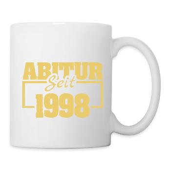 Abiturient 1998 - Tasse - Weiß - Rechts