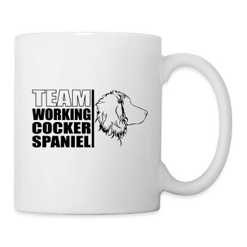 TEAM Working Cocker Spaniel Dogs Dog Wilsigns - Mug - white - Right