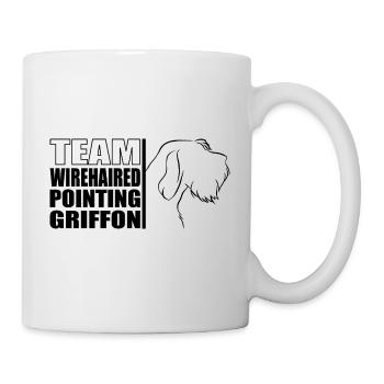 TEAM Wirehaired Pointing Griffon Hunde Wilsigns - Tasse - Weiß - Rechts