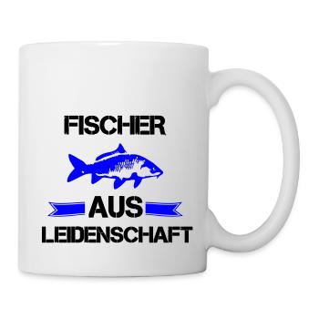 fischer aus leidenschaft - Tasse - Weiß - Rechts
