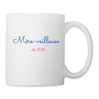 Mère veilleuse, cadeau pour les mamans - Mug blanc - blanc - Droite