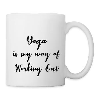 Yoga Meditation Spa Namaste - Tasse - Weiß - Rechts