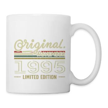 November 1995 - November 1995 Birthday Gift - Mug - white - Right