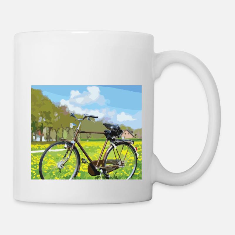 Cycle in nature - Mug - white