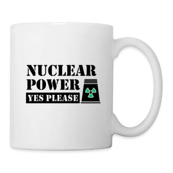 Nuclear Power Yes Please - Pro Clean Energy - Mug - white - Right